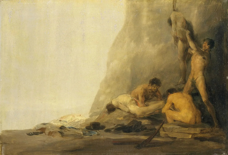 Cannibales préparant leurs victimes - Francisco de Goya