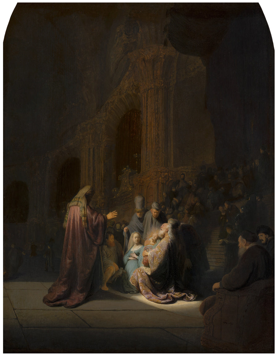 Le Cantique de Siméon, 1631 – Rembrandt
