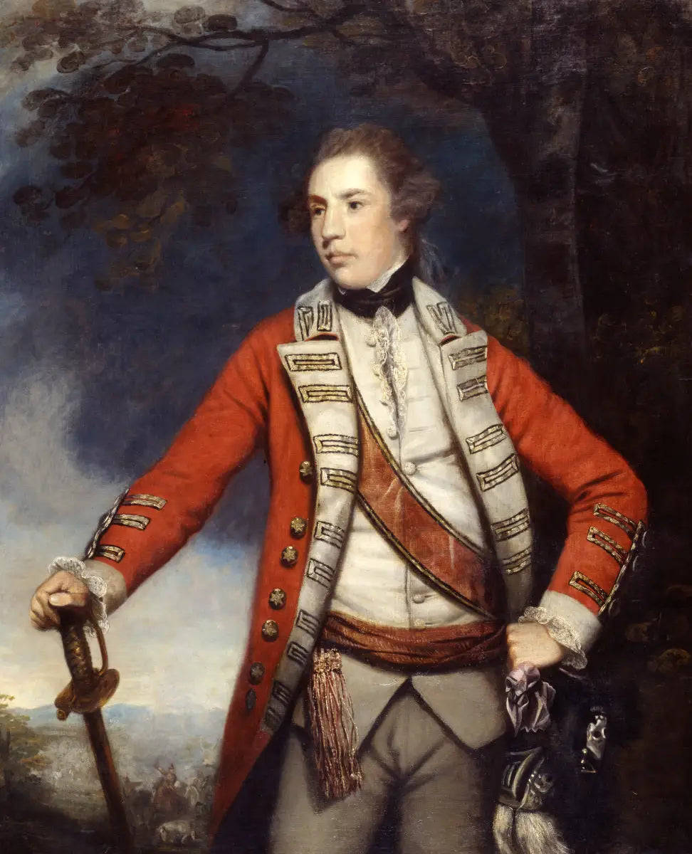 Capitaine Arthur Blake - Joshua Reynolds image 1 reproduction de peinture à l’huile