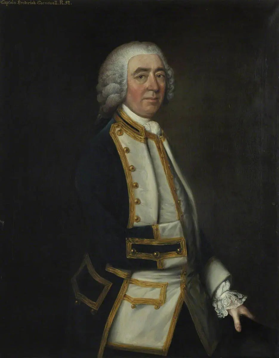 Capitaine Frederick Cornewall, 1706-1788 - Thomas Gainsborough image 1 copie peinte à la main à l’huile