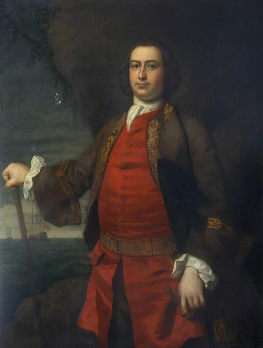 Capitaine Hugh Bonfoy (vers 1720–1782) - Joshua Reynolds image 1 tableau peint à l’huile sur toile