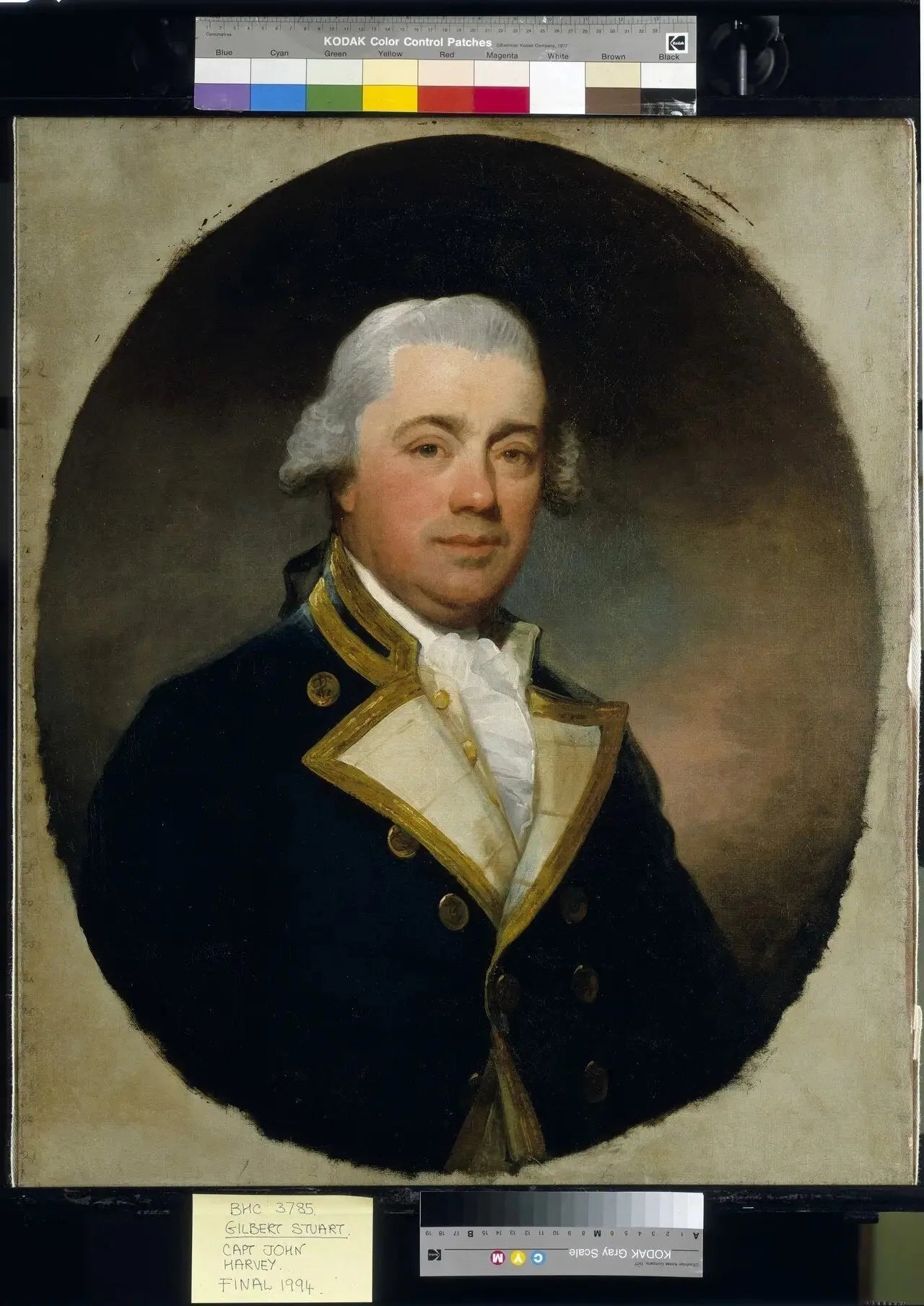 Capitaine John Harvey, 1740-1794 - Gilbert Stuart image 1 tableau peint à l’huile sur toile