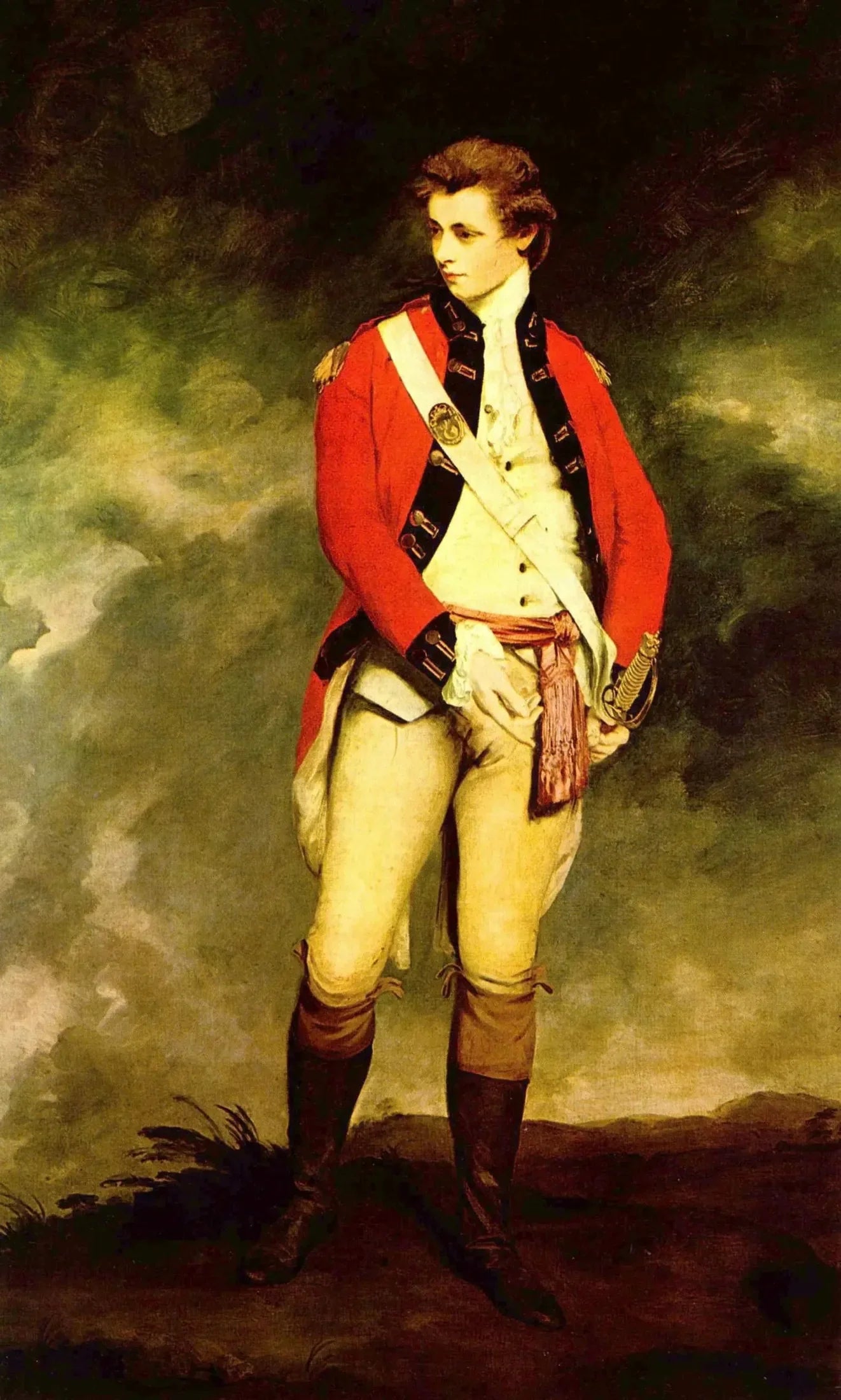 Capitaine John Hayes St Leger (1756–1799) - Joshua Reynolds image 1 reproduction réalisée par Alpha Reproduction