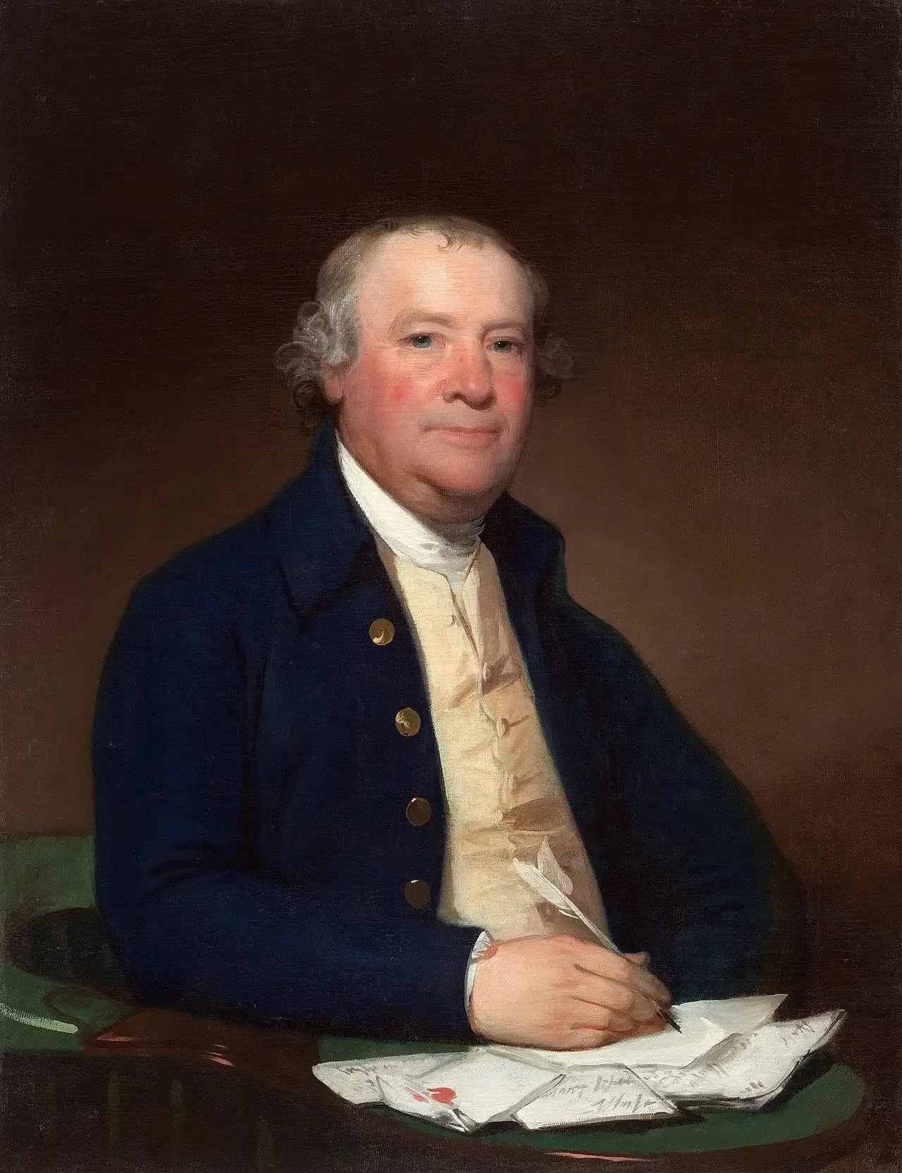 Capitaine Joseph Anthony - Gilbert Stuart image 1 reproduction de peinture à l’huile