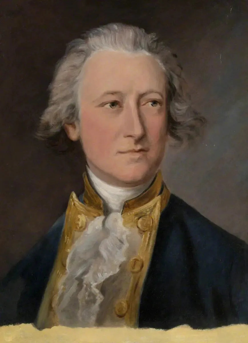 Capitaine l'honorable Charles Phipps, 1753–1786 - Thomas Gainsborough image 1 copie peinte à la main à l’huile