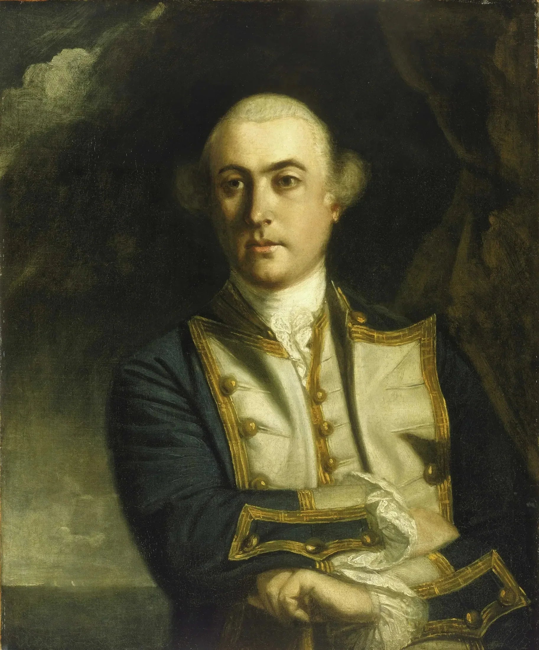 Capitaine l'honorable John Byron, 1723-1786 - Joshua Reynolds image 1 reproduction réalisée par Alpha Reproduction