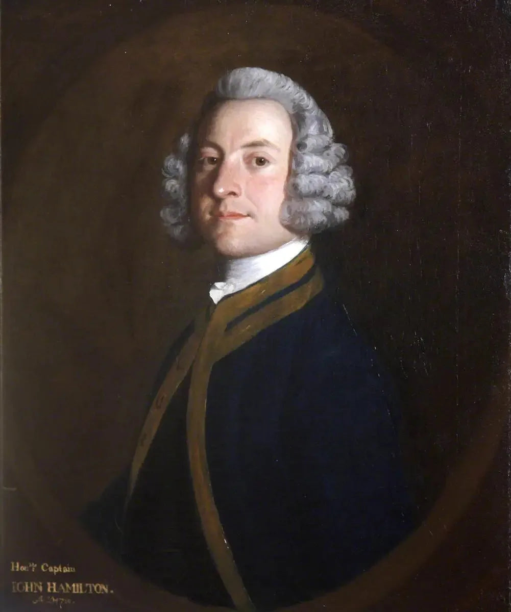 Capitaine l'honorable John Hamilton (1714–1755) - Joshua Reynolds image 1 reproduction réalisée par Alpha Reproduction