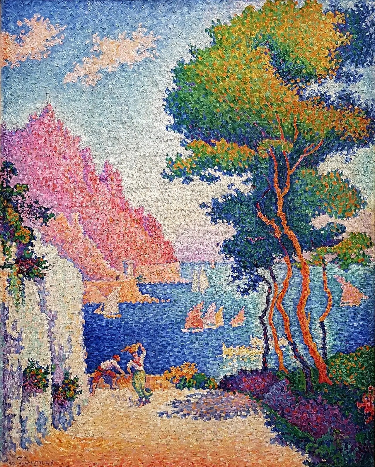 Capo di Noli, près de Gênes - Paul Signac image 1 reproduction d’œuvre d’art à l’huile