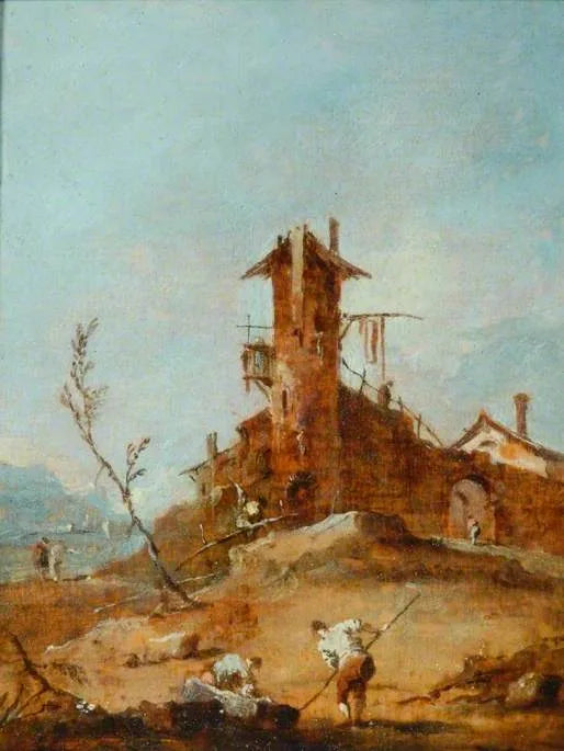Capriccio - Francesco Guardi image 1 tableau peint à l’huile sur toile