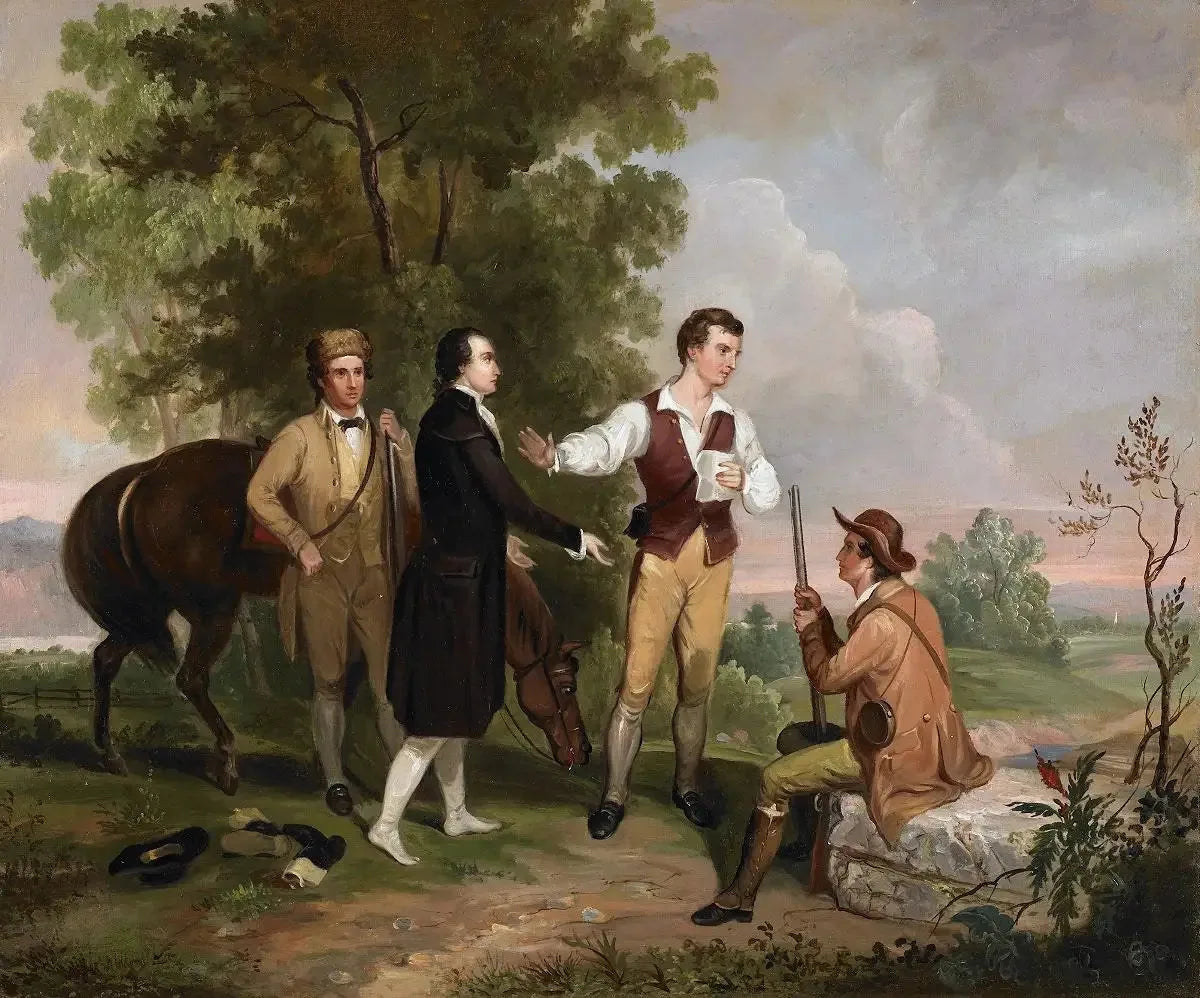 Capture du major André - Asher Brown Durand image 1 reproduction de peinture à l’huile