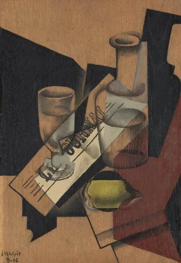Carafe et citron - Juan Gris image 1 tableau peint à l’huile sur toile