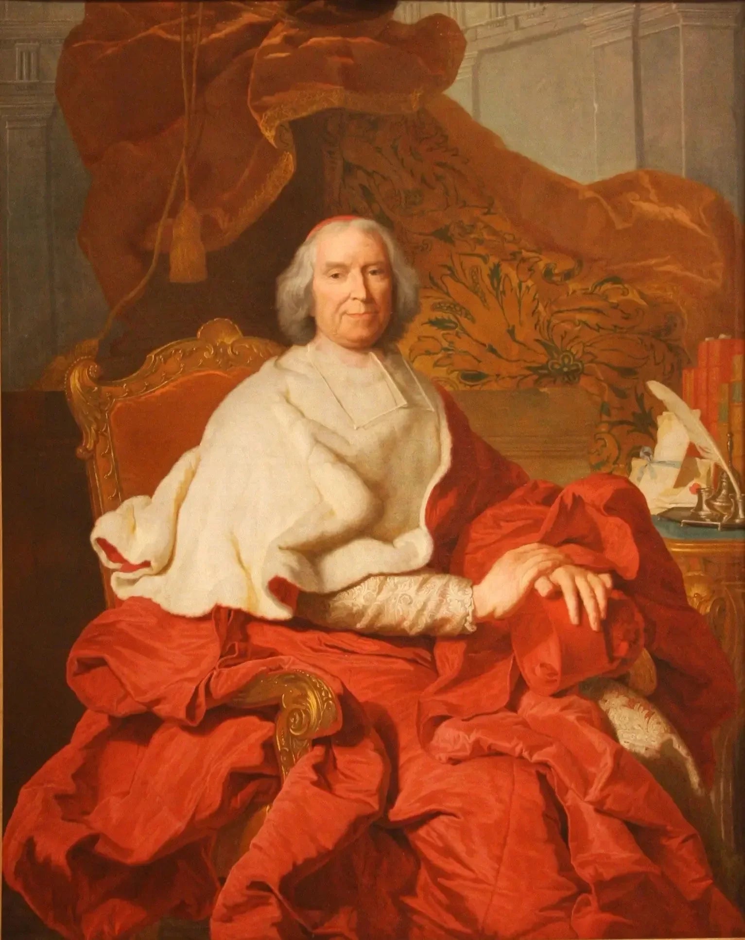 Cardinal de Fleury - Hyacinthe Rigaud image 1 tableau peint à l’huile sur toile
