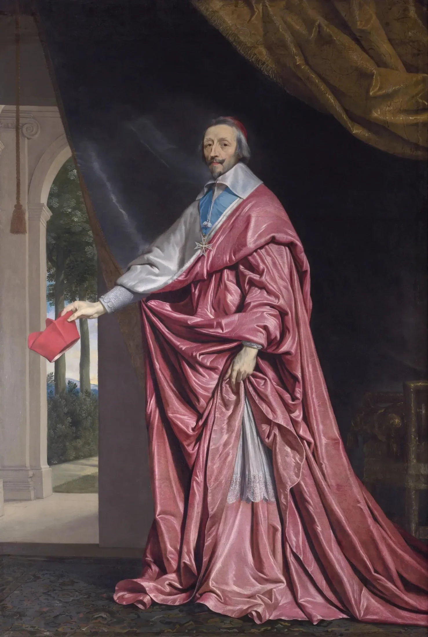 Cardinal de Richelieu - Philippe de Champaigne image 1 reproduction d’œuvre d’art à l’huile