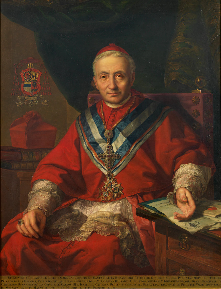 Cardinal Juan José Bonel y Orbe - Bernardo López y Piquer