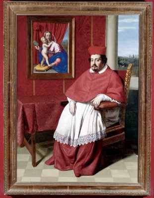 Cardinal Rapaccioli - Giovanni Battista Salvi image 1 copie de tableau peinte à la main