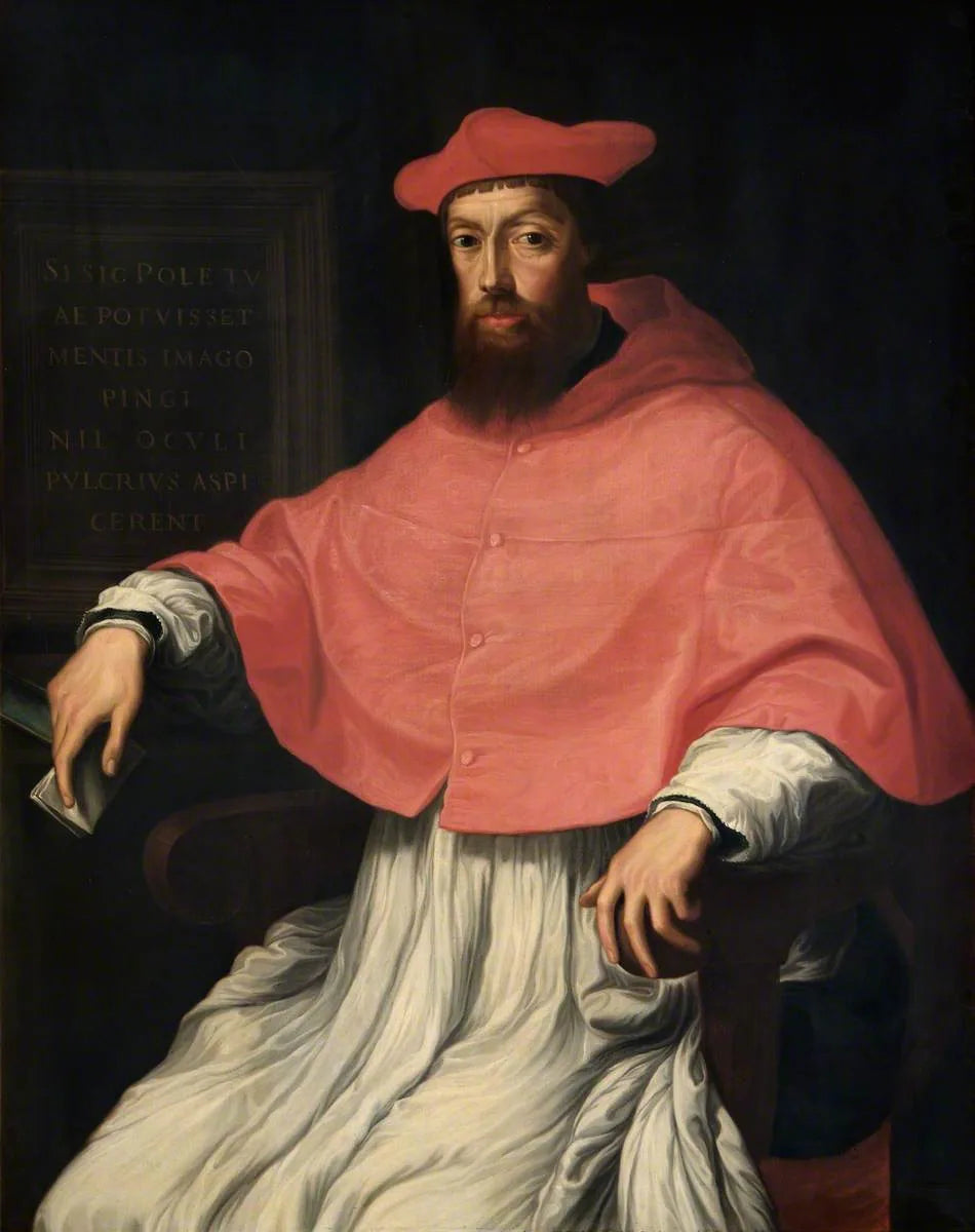 Cardinal Reginald Pole (1500–1558), archevêque de Canterbury - Sebastiano del Piombo image 1 copie de tableau peinte à la main