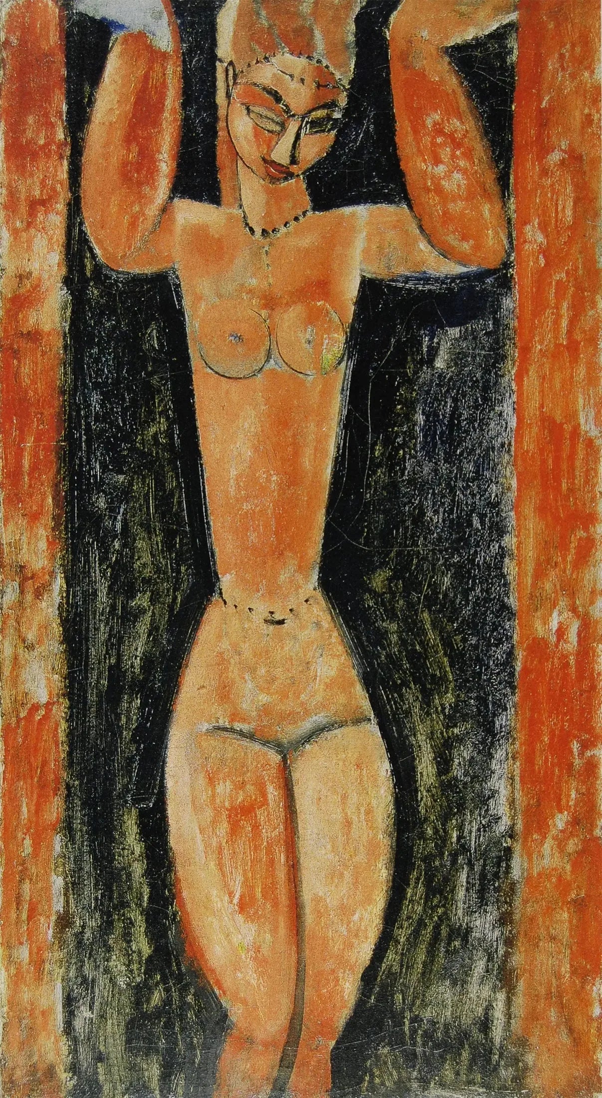 Cariatide - Amedeo Modigliani image 1 copie peinte à la main à l’huile