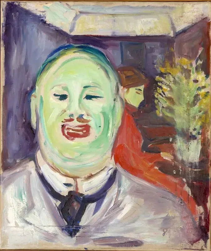 Caricature de Henrik Lund - Edvard Munch