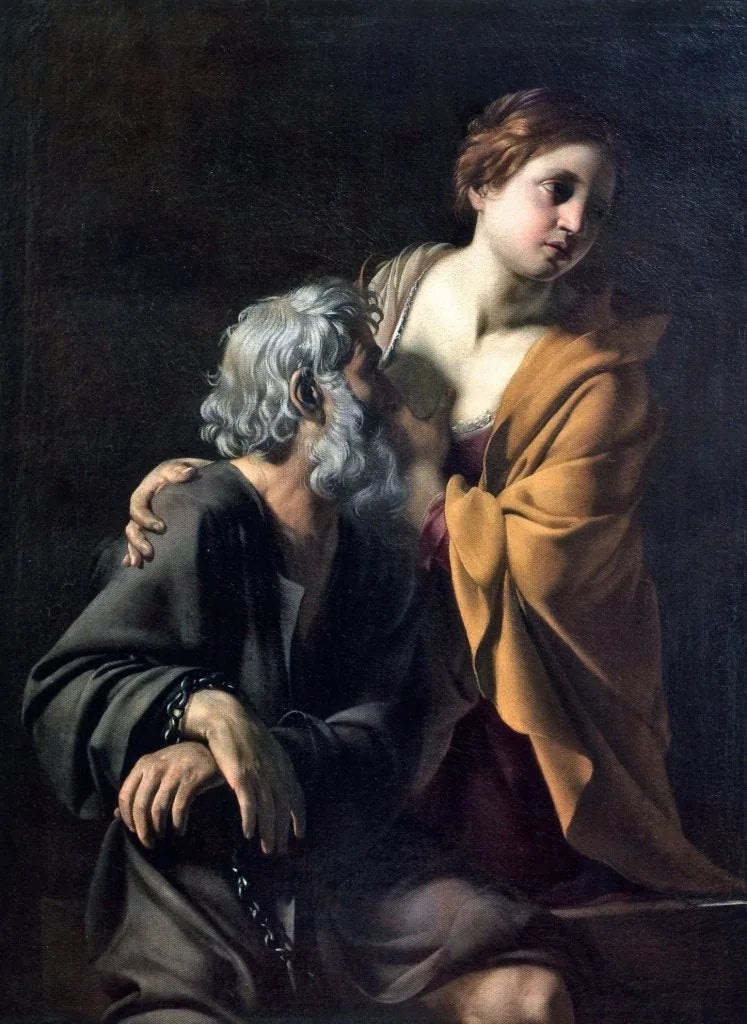 Carità romana - Bartolomeo Manfredi