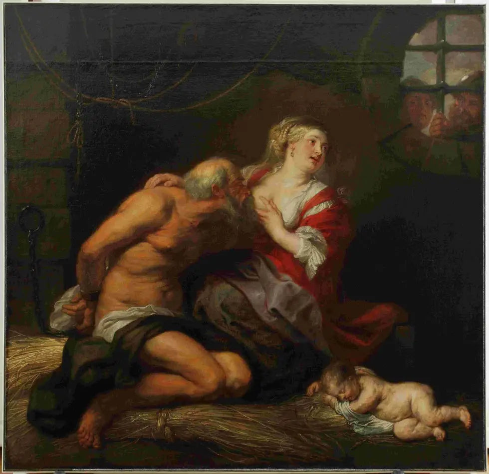 Caritas Romana (Siegen) - Peter Paul Rubens image 1 reproduction d’œuvre d’art à l’huile