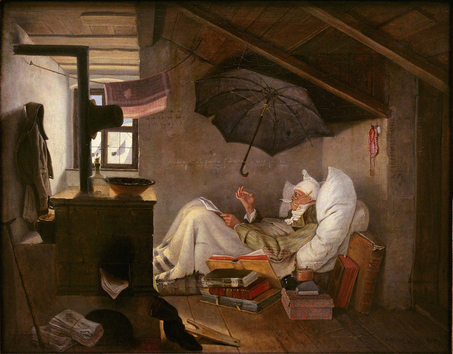 Der arme Poet (Le Pauvre Poète) - Carl Spitzweg