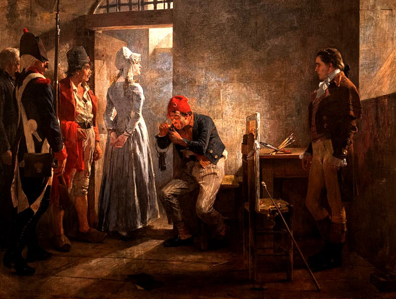 Carlota Corday. - Arturo Michelena image 1 reproduction artisanale de tableau