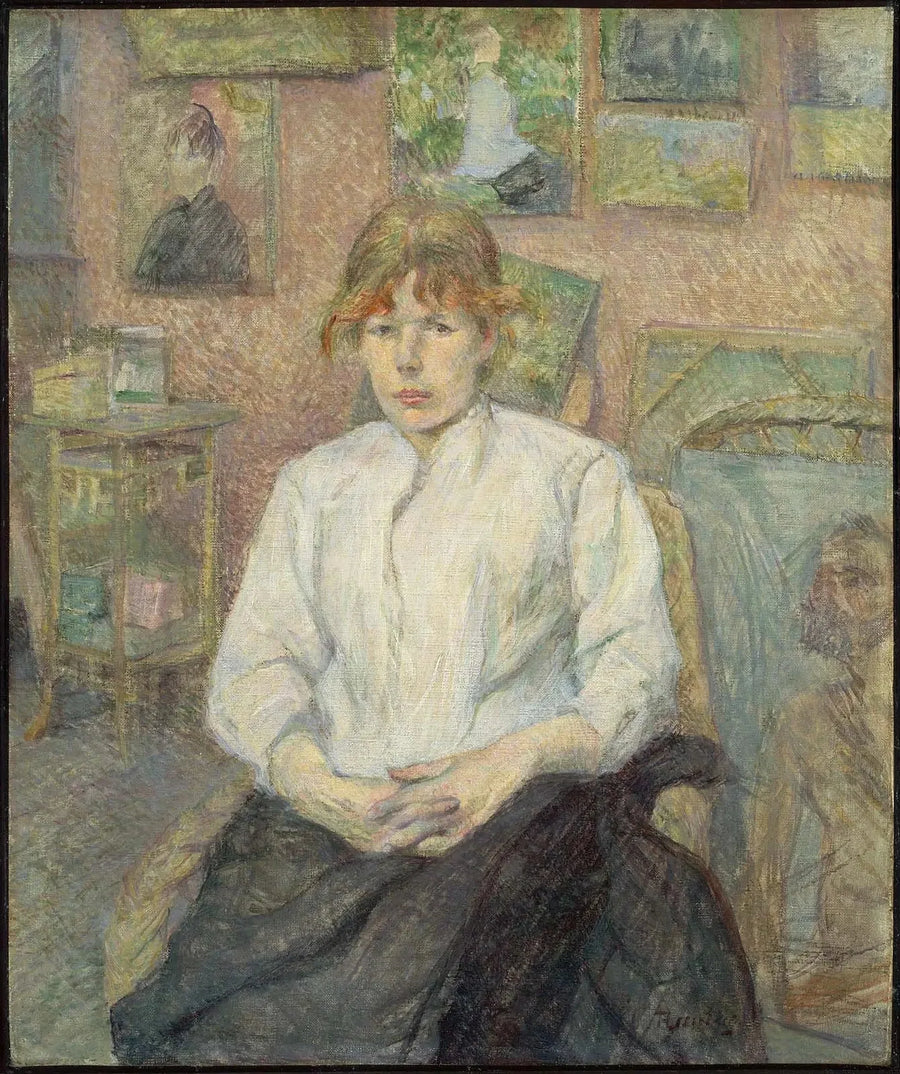 Carmen Gaudin dans l'atelier de l'artiste - Henri de Toulouse-Lautrec