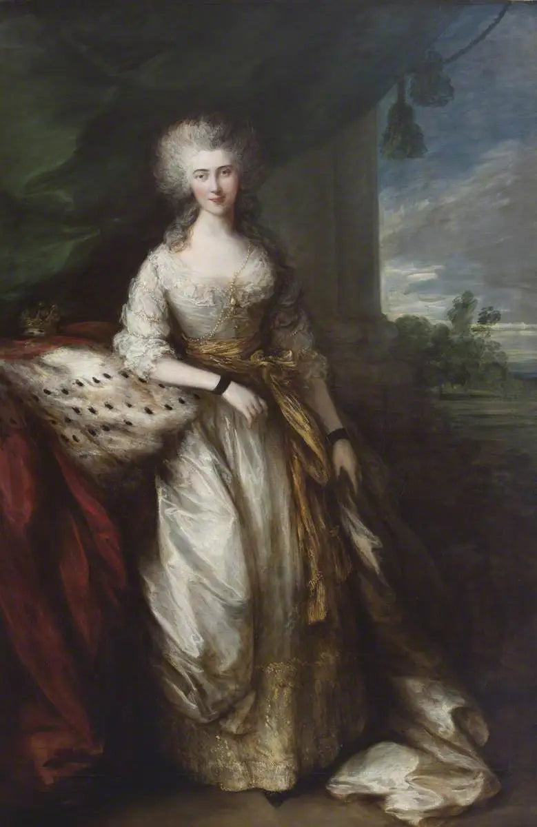 Caroline Conolly, comtesse de Buckinghamshire (vers 1755 - 1817) - Thomas Gainsborough image 1 copie de tableau peinte à la main