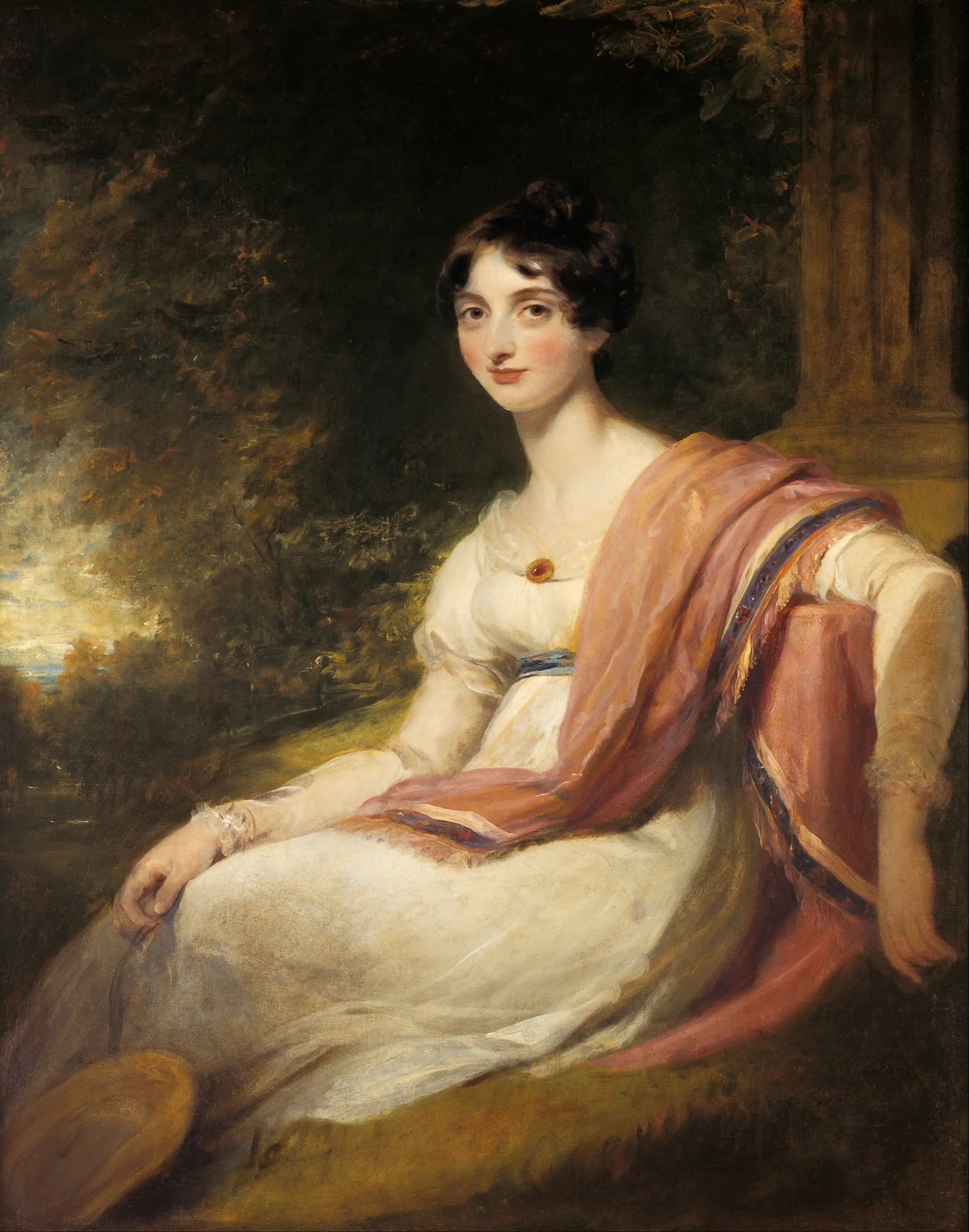 Caroline Matilda Sotheron - Thomas Lawrence image 1 copie de tableau peinte à la main