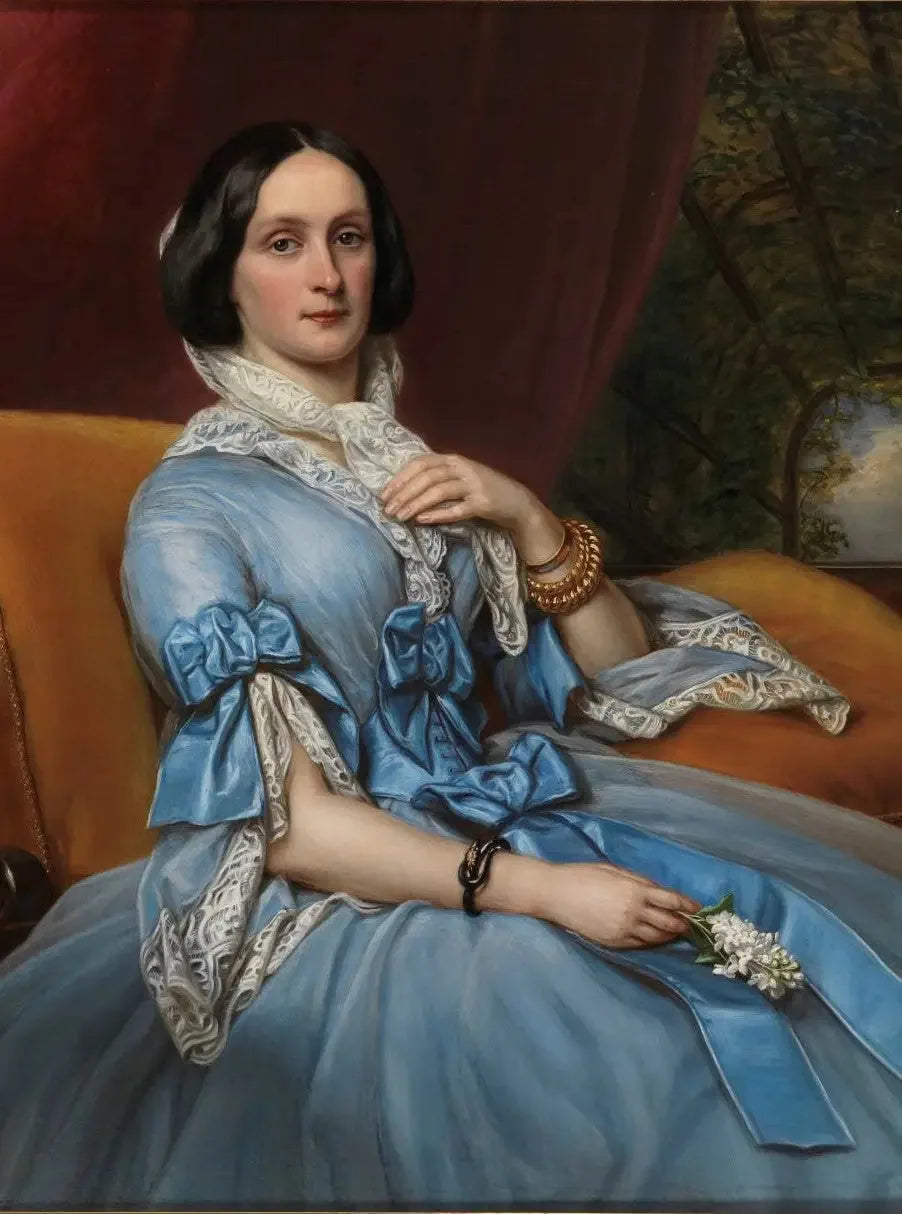Caroline von Gumppenberg Pöttmes - Joseph Karl Stieler image 1 reproduction de peinture à l’huile