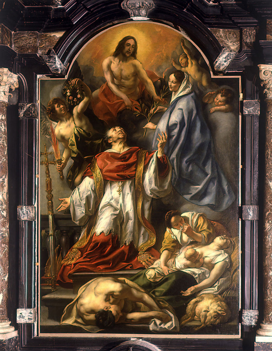 Carolus Borromeus intercède pour les pestiférés - Jacob Jordaens