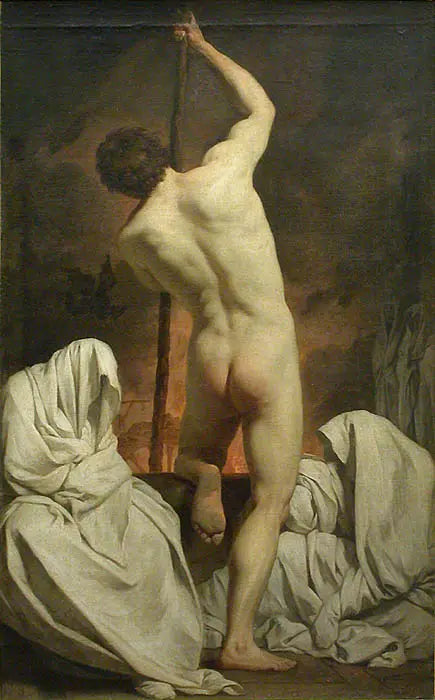 Caron passant les ombres - Pierre Subleyras image 1 reproduction de peinture à l’huile