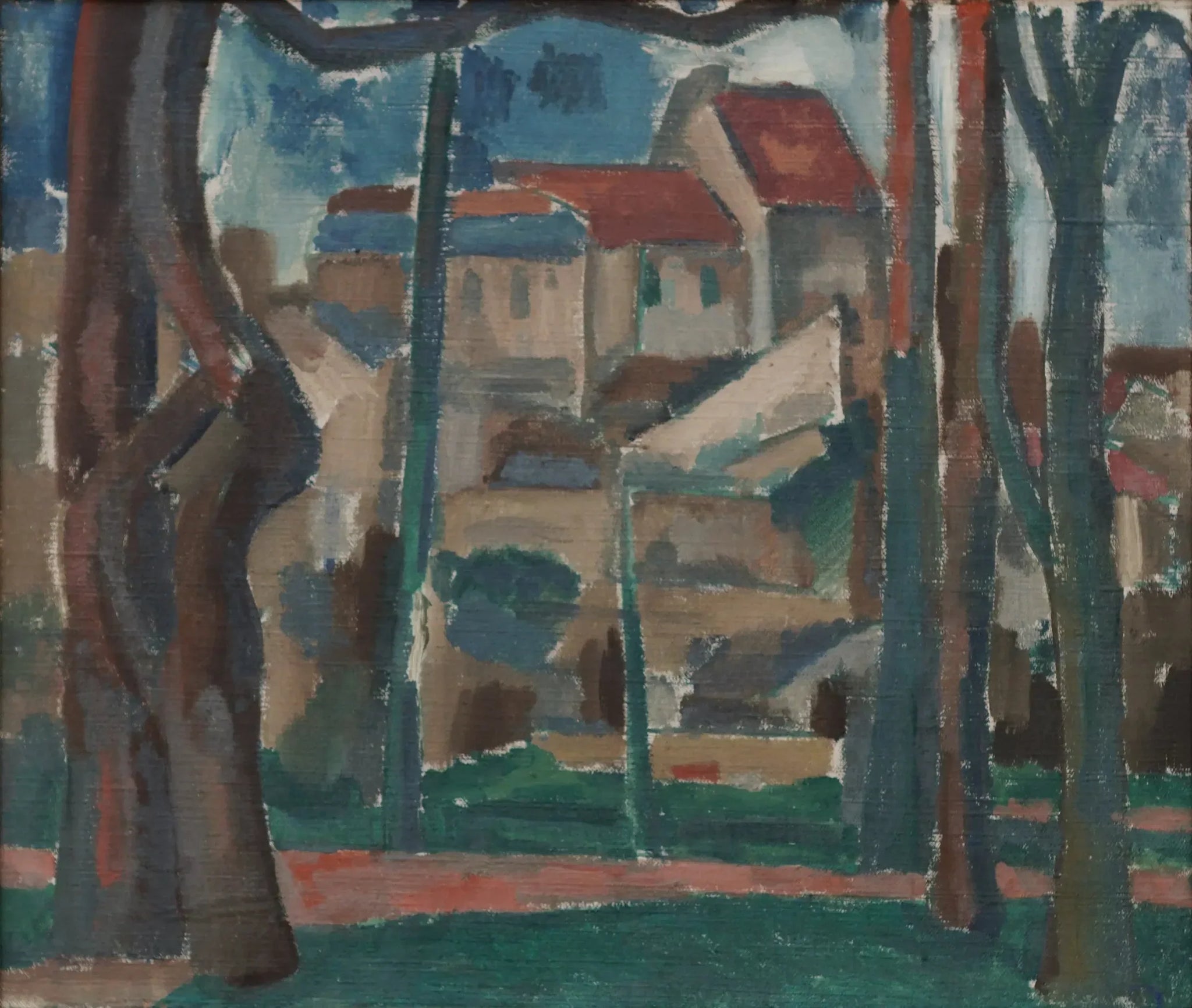Carrières-sur-Seine - André Derain image 1 copie de tableau peinte à la main