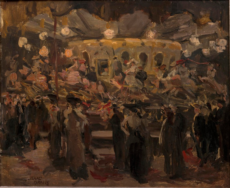 Carrousel à vapeur - Isaac Israëls image 1 tableau peint à l’huile sur toile