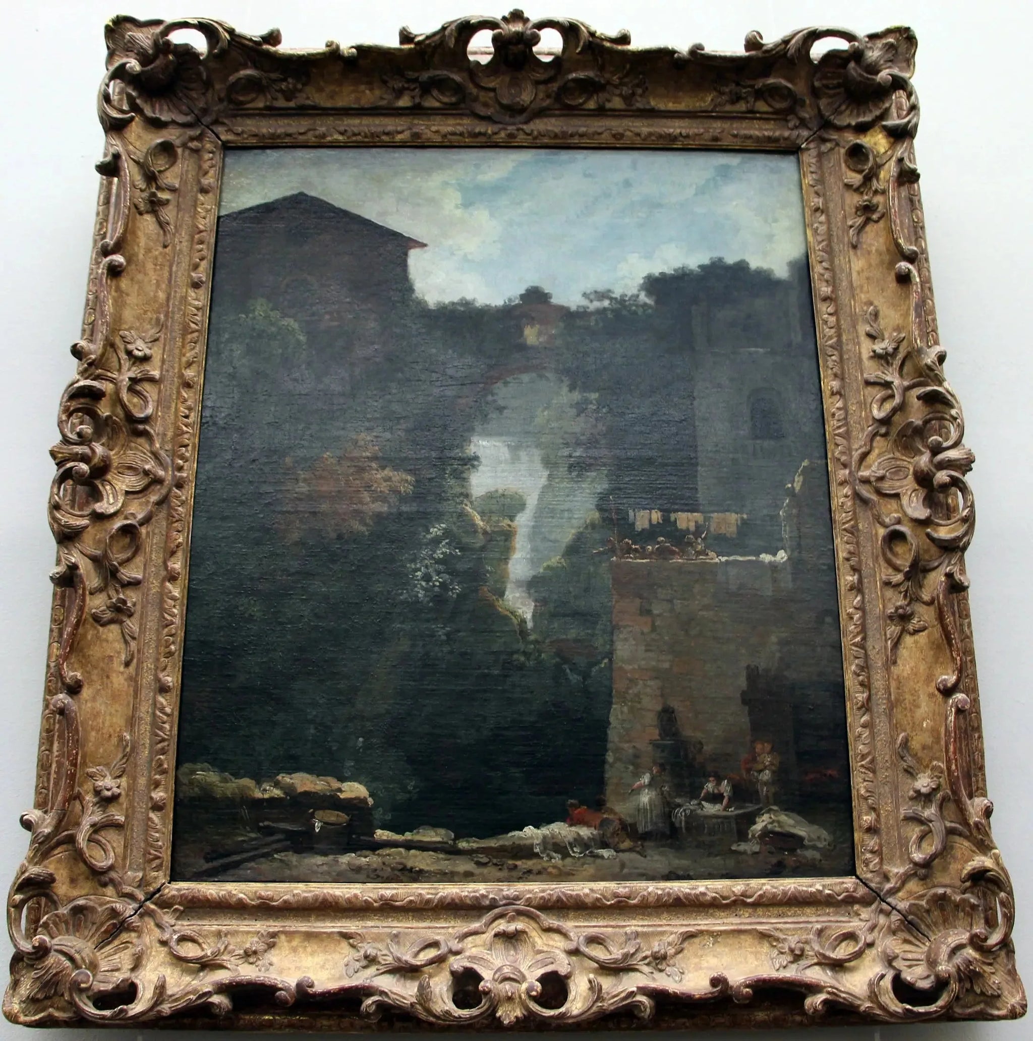 Cascatelles de Tivoli - Jean-Honoré Fragonard image 1 copie peinte à la main à l’huile