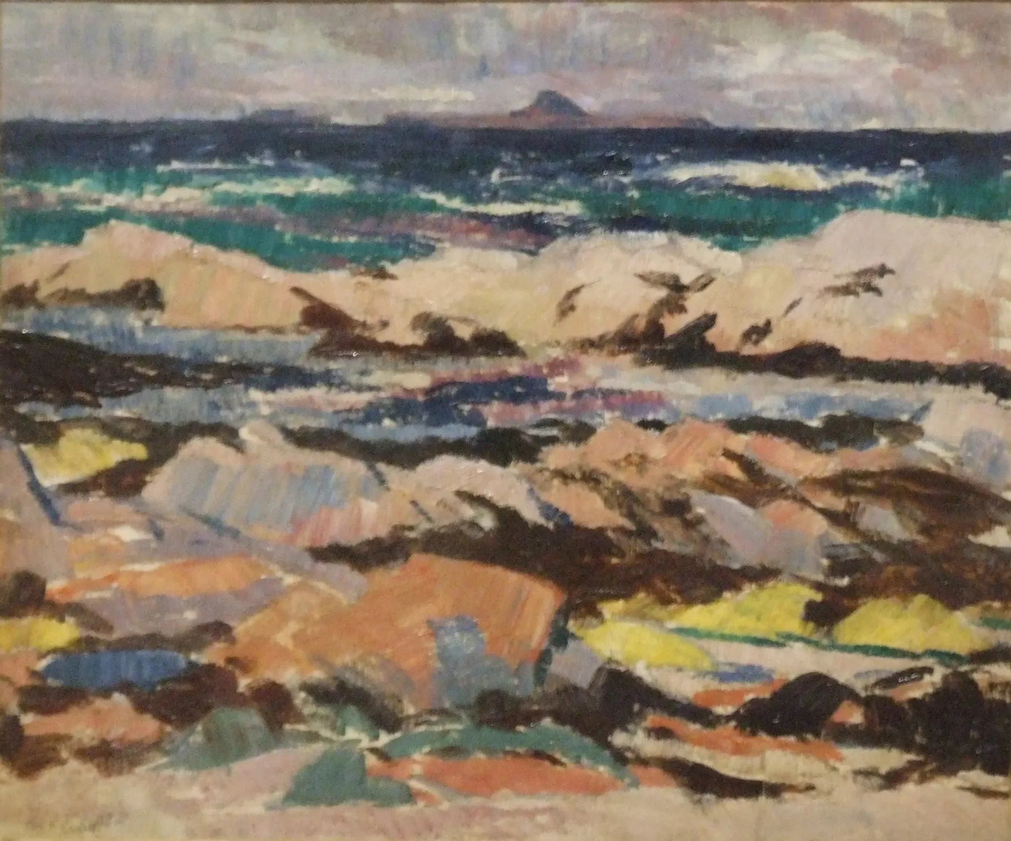 Casquette du Hollandais d'Iona - Francis Cadell image 1 copie peinte à la main à l’huile