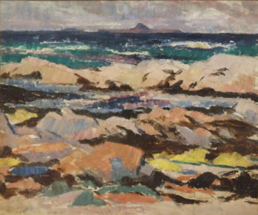 Casquette du Hollandais d'Iona - Francis Cadell image 1 copie peinte à la main à l’huile