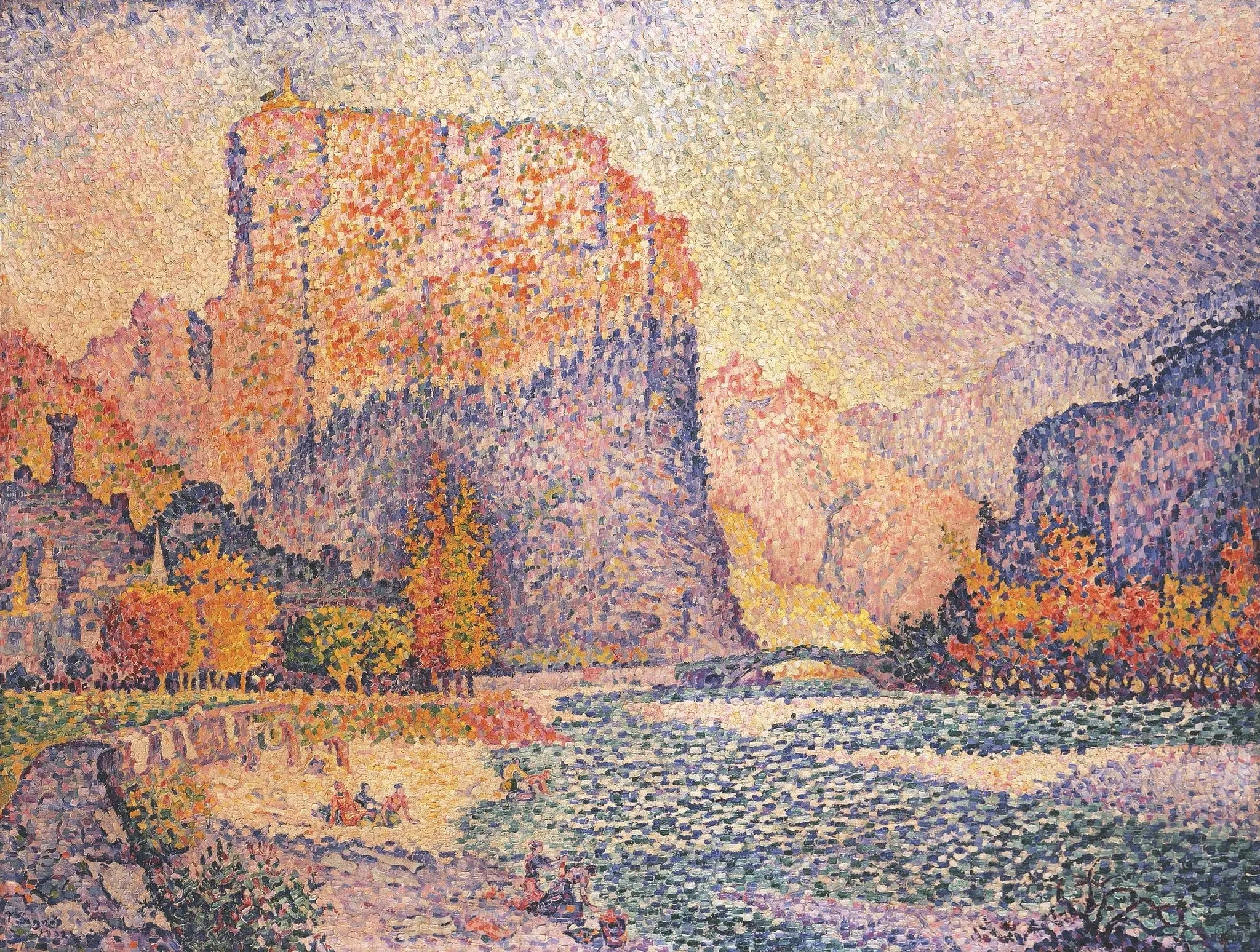 Castellane - Paul Signac image 1 tableau peint à l’huile sur toile