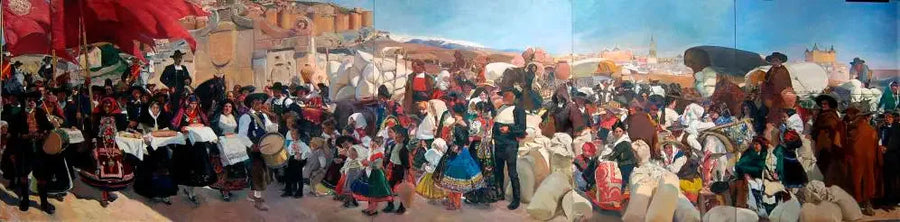 Castille, la fête du pain - Joaquín Sorolla