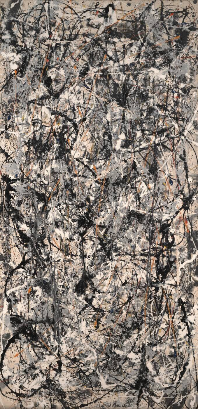 Cathédrale - Jackson Pollock image 1 copie peinte à la main à l’huile