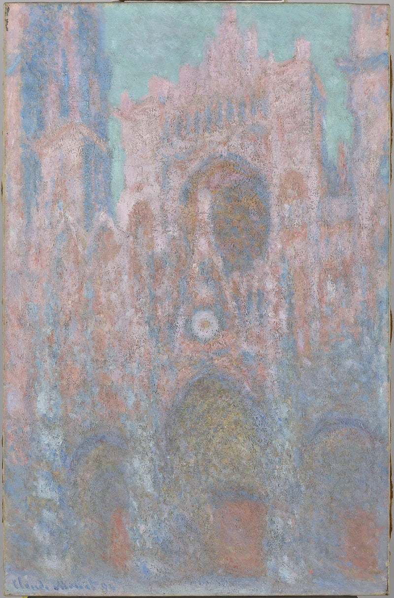 Руанський собор, захід сонця W1323 - Клод Моне