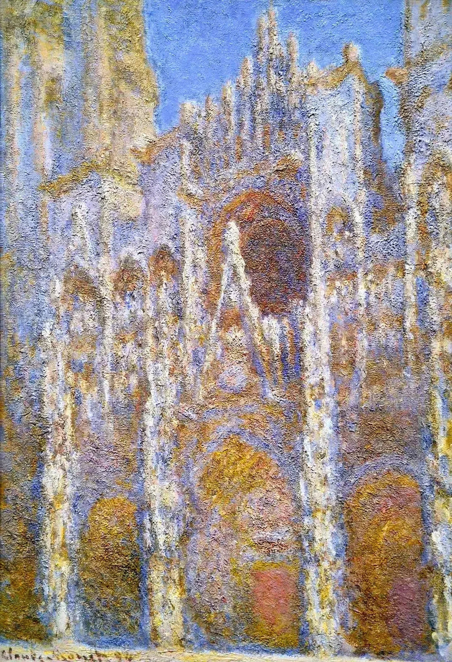 Руанський собор, ефект сонця W1356 - Клод Моне