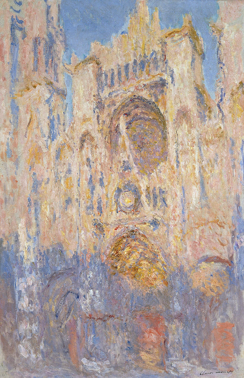 Руанський собор, ефект сонця, кінець дня W1327 - Клод Моне