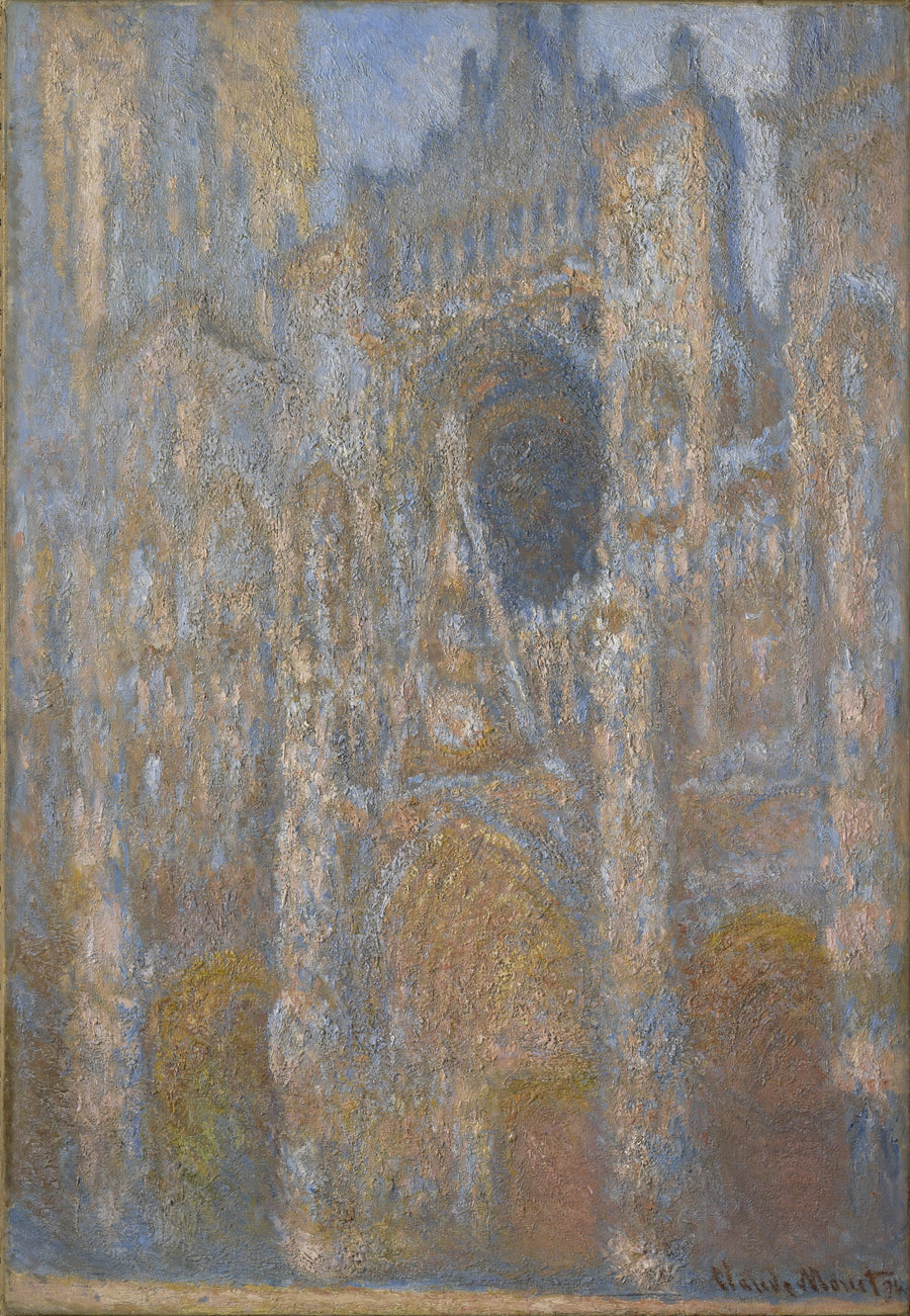 Cathédrale de Rouen, façade en plein soleil de Claude Monet – Clark Art Institute, inventaire 1967.1, Wildenstein 1358