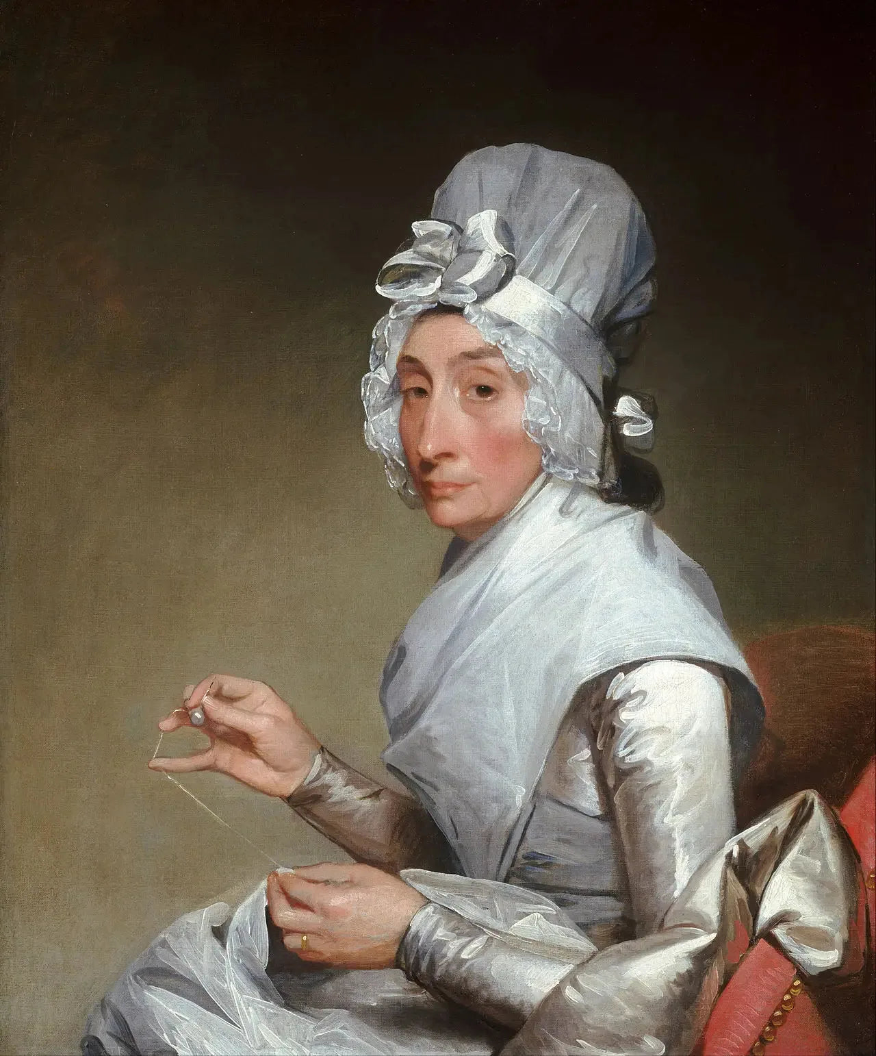Catherine Brass Yates (Mme Richard Yates) - Gilbert Stuart image 1 reproduction de peinture à l’huile