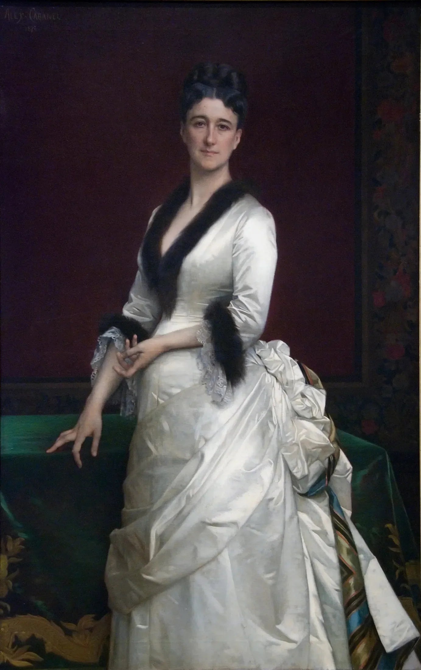 Catherine Lorillard Wolfe (1828–1887) - Alexandre Cabanel image 1 tableau peint à l’huile sur toile