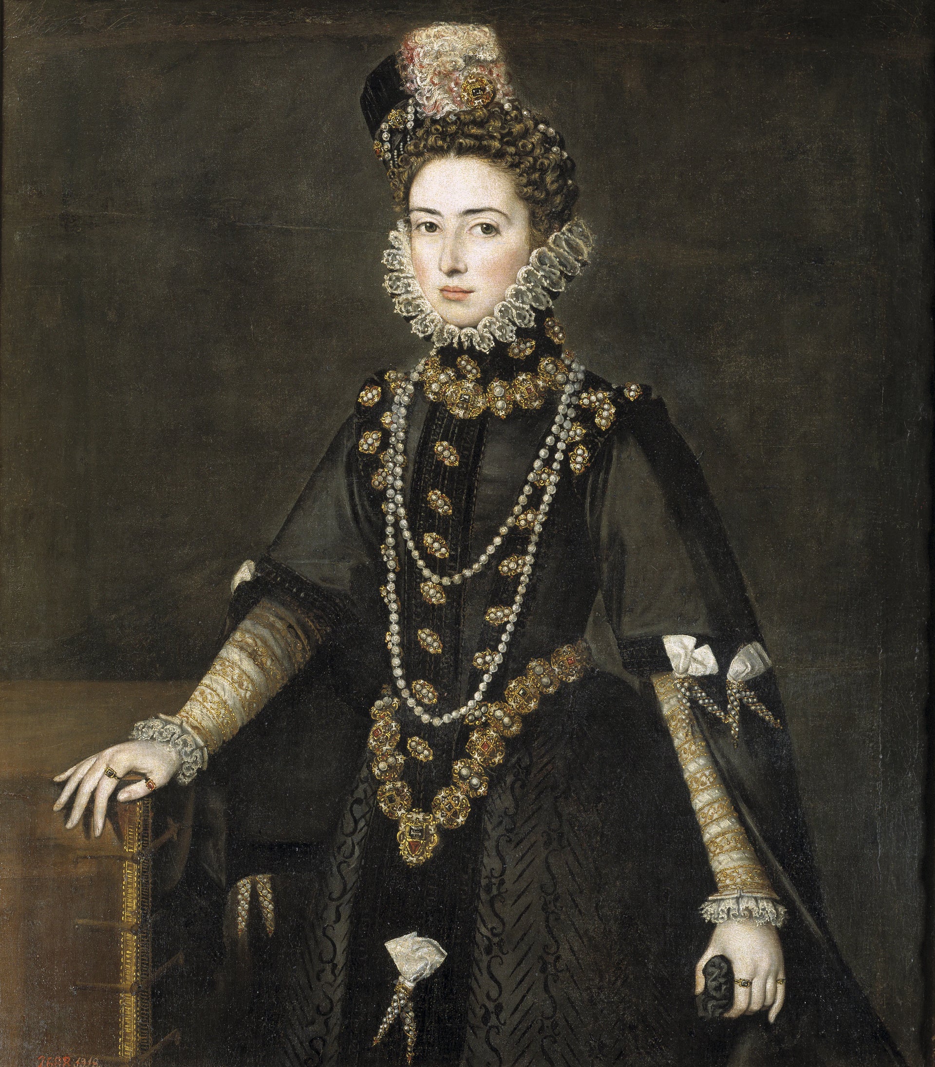 Catherine-Michelle d'Autriche, duchesse de Savoie - Alonso Sánchez Coello