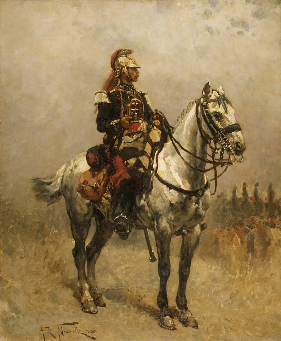 Un cavalier - Alphonse-Marie-Adolphe de Neuville