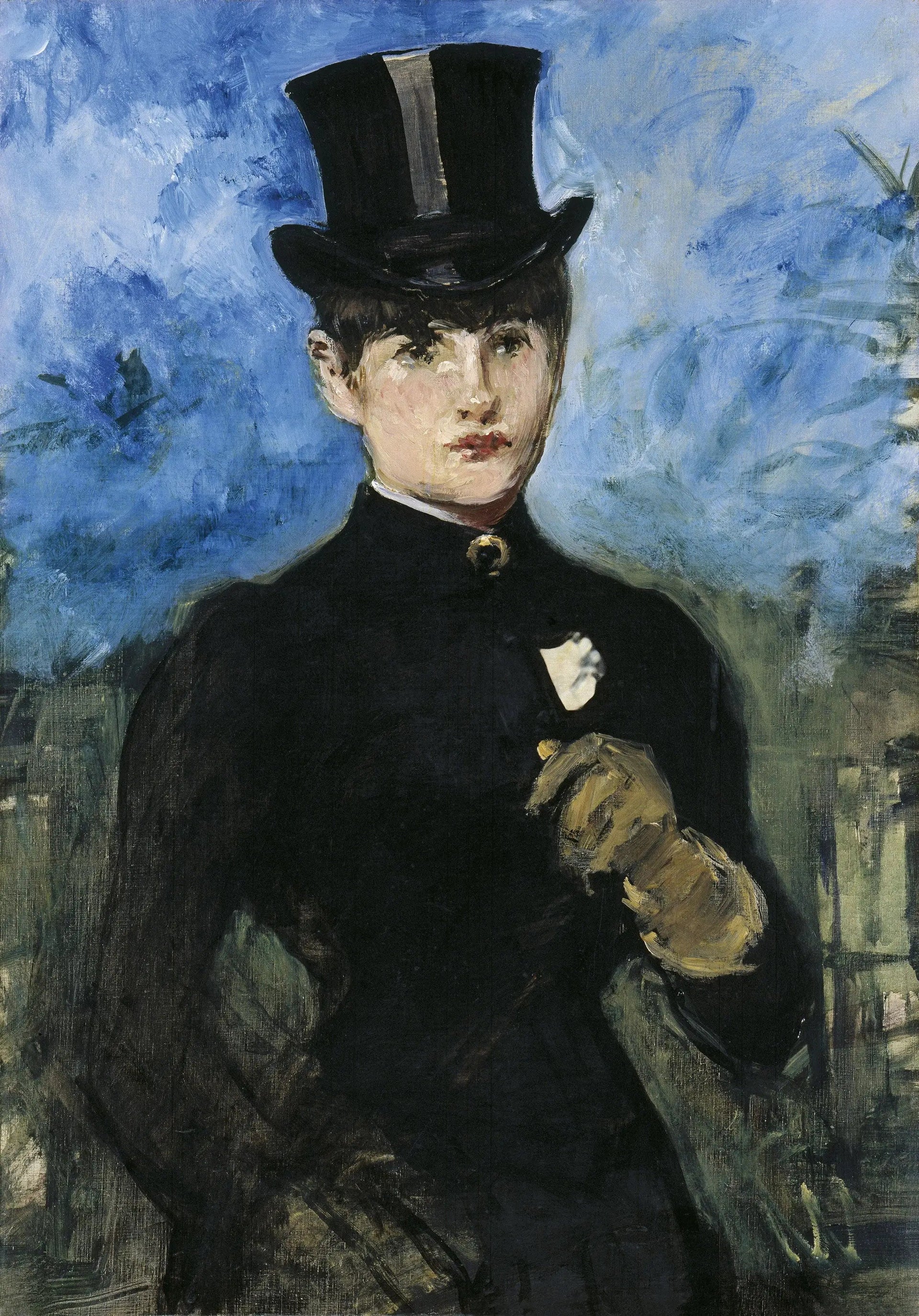 Cavalière, de face - Édouard Manet image 1 copie peinte à la main à l’huile