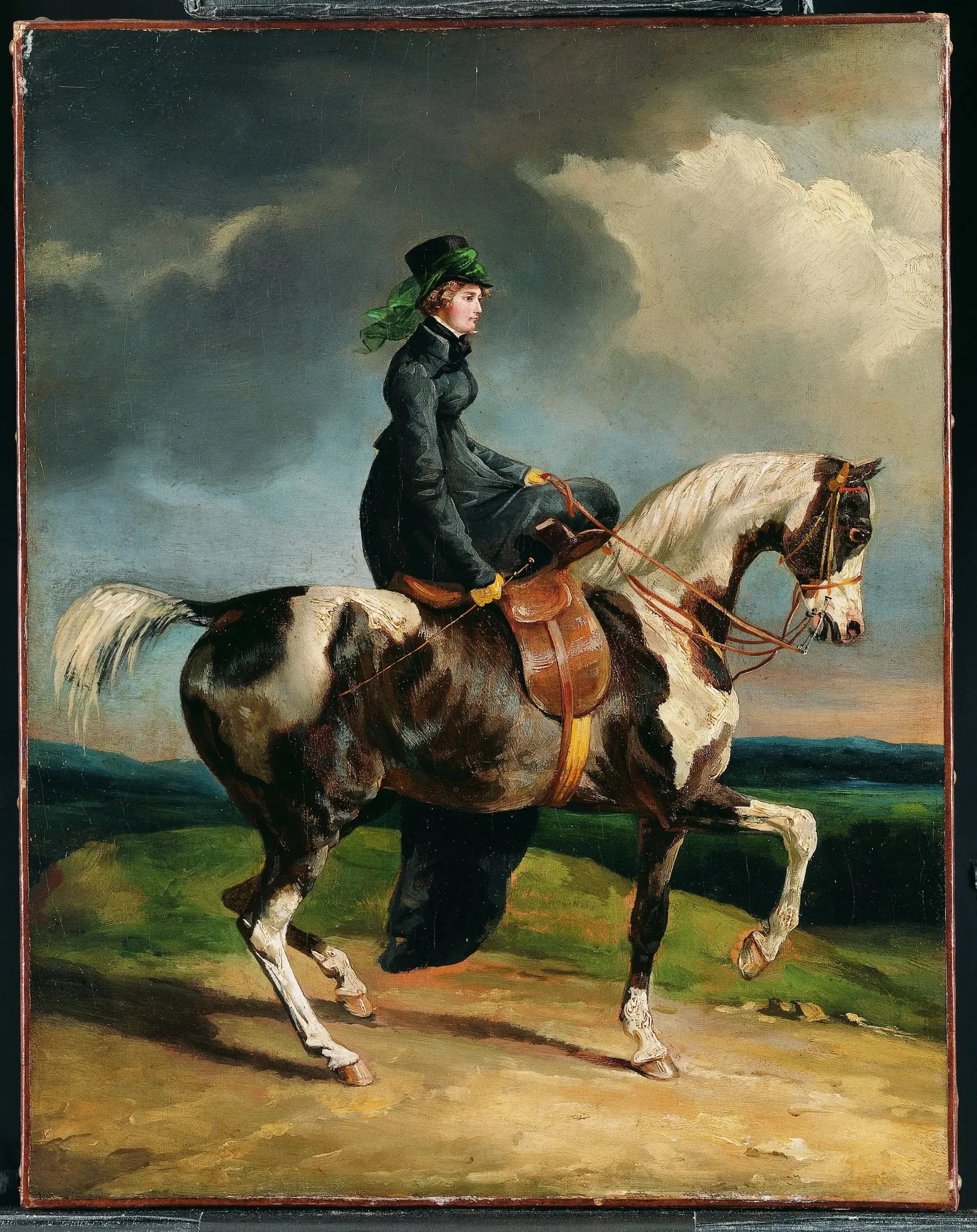 Cavalière - Théodore Géricault image 1 reproduction de peinture à l’huile